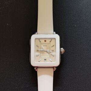 Michele Deco Sport Watch with Silver Accents